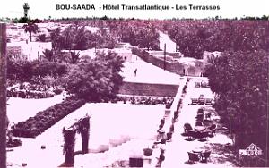 272- Bou-Saada - Terrasse de l'hotel